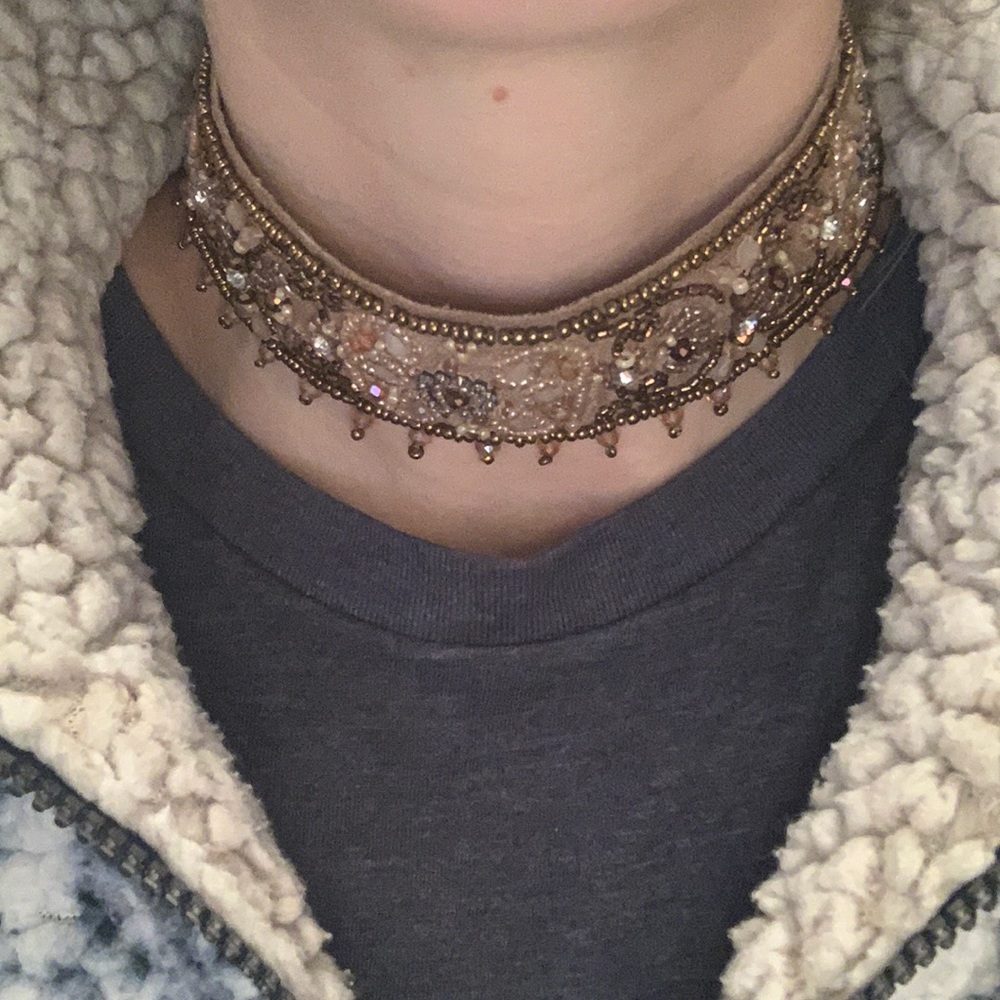 Chico’s choker beaded necklace